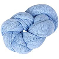 Los mejores  - LEVEL GREAT Recién Nacido Stretch Knit sólidos Envolver al bebé fotografía apoya Manta Estiramiento de Punto de empañar…